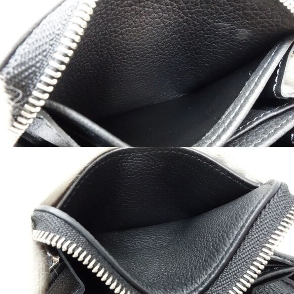 LOUIS VUITTON Black Leather Wallet - Picture 9 of 10